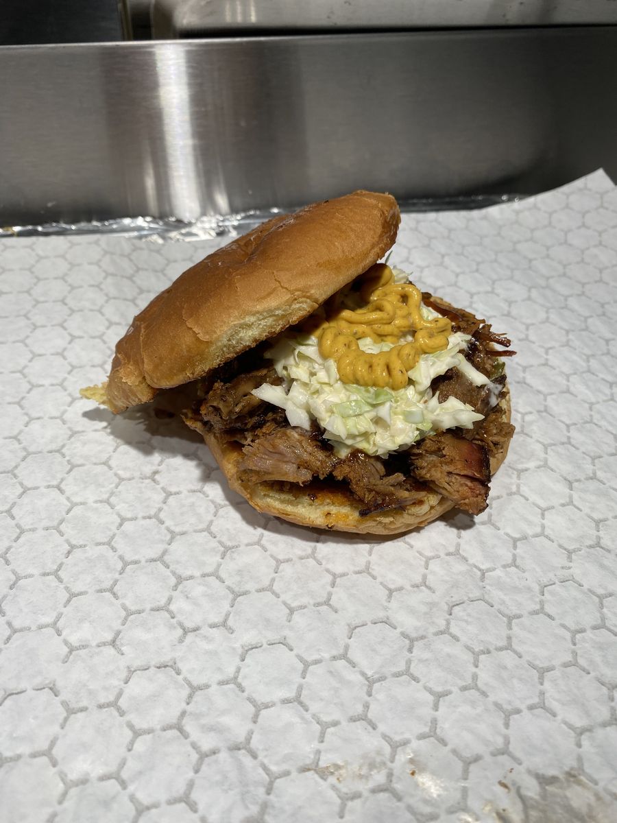 Boar BBQ Sandwich w/ 2 sides